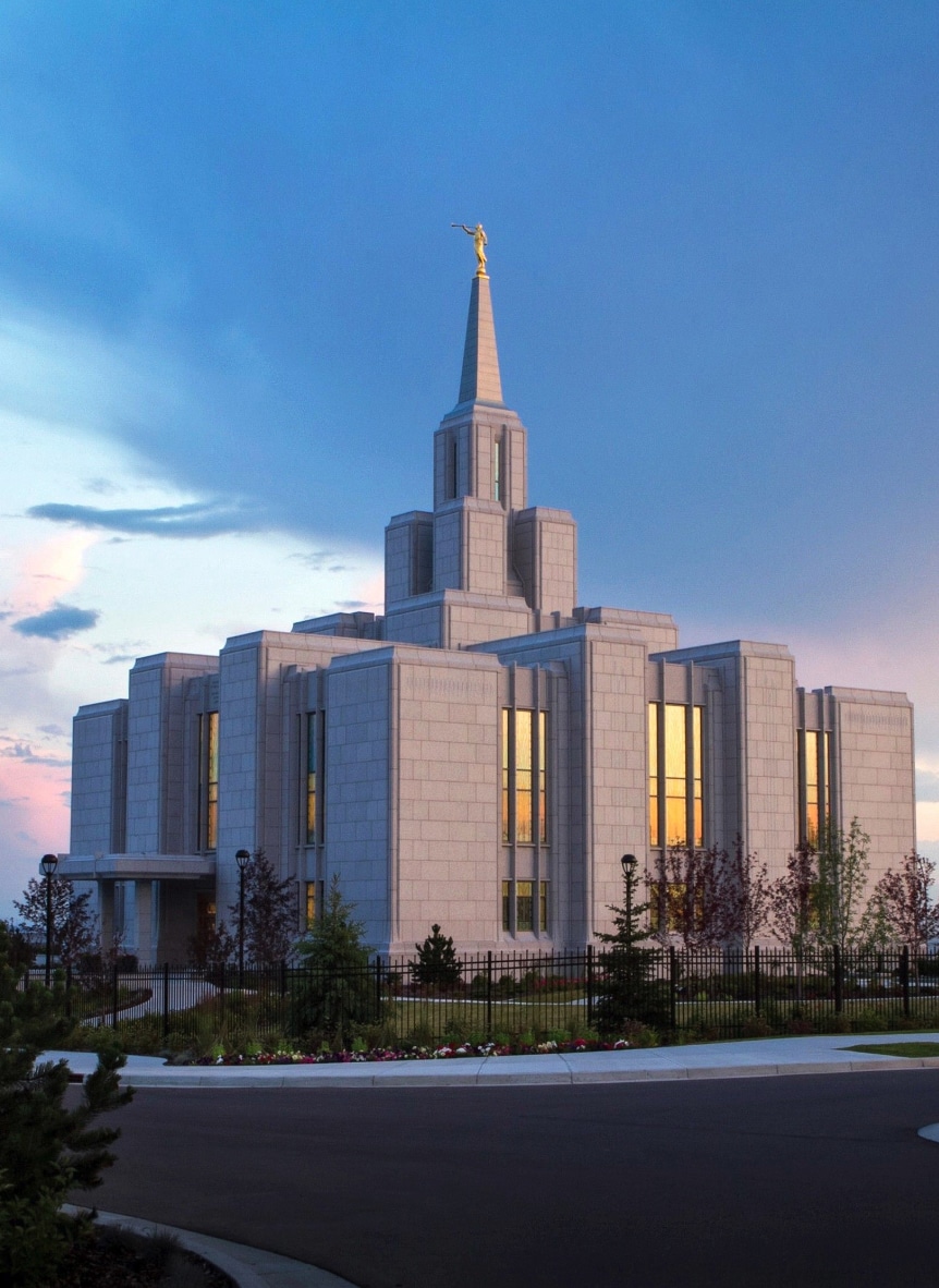 The Calgary Alberta Temple reminds us of our ward goal for every youth and adult to perform Temple service.